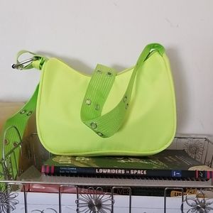 Neon Green Nylon Bag